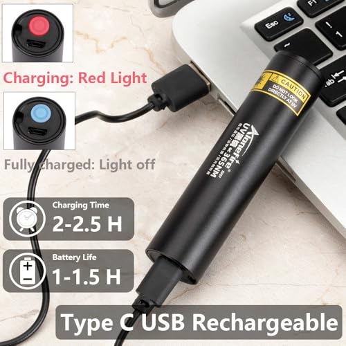 SV57 3W Small UV Flashlight 365nm USB