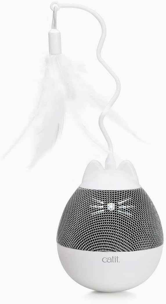 Catit PIXI Spinner Refresh Kit for Treat Dispensing Cat Toy, Silver