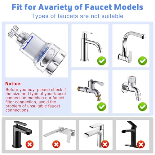 3 Pack Sink Water Filter Faucet (3 Count)
