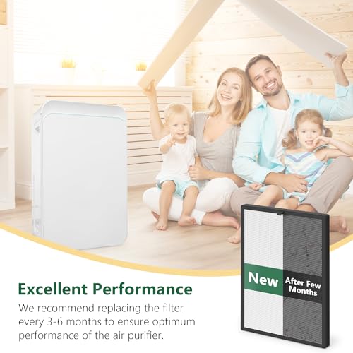 1 Set Trio Plus Replacement Filter Compatible with Field Controls Trio Plus Portable Air Purifier
