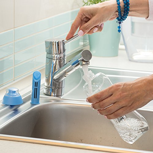 Water Bottle Filters and Cap Replacements Blue