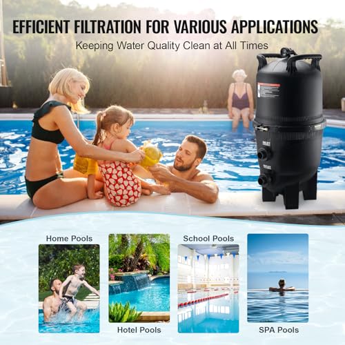 2026 PRO Cartridge Pool Filter Tank & Element for Above Ground & Inground Pools