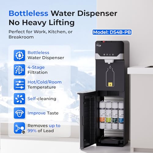 Bottleless Water Dispenser with 4