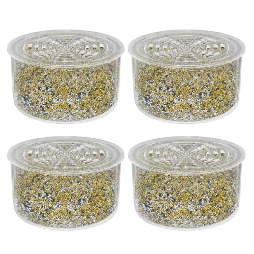 4 Pack Shower Head Filter Replacement Cartridge Compatible with All Canopy Handheld & Fixed Filtered Shower Head