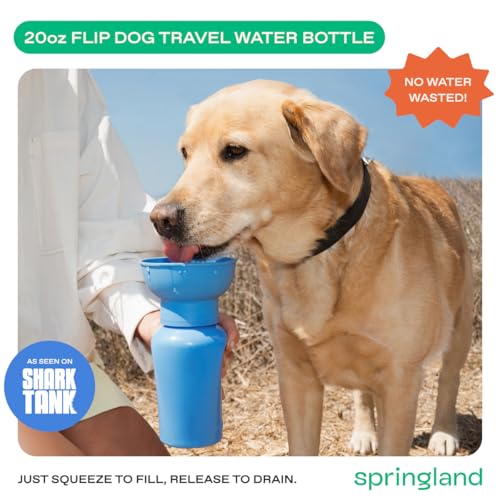 Springer Flip Dog Water Bottle