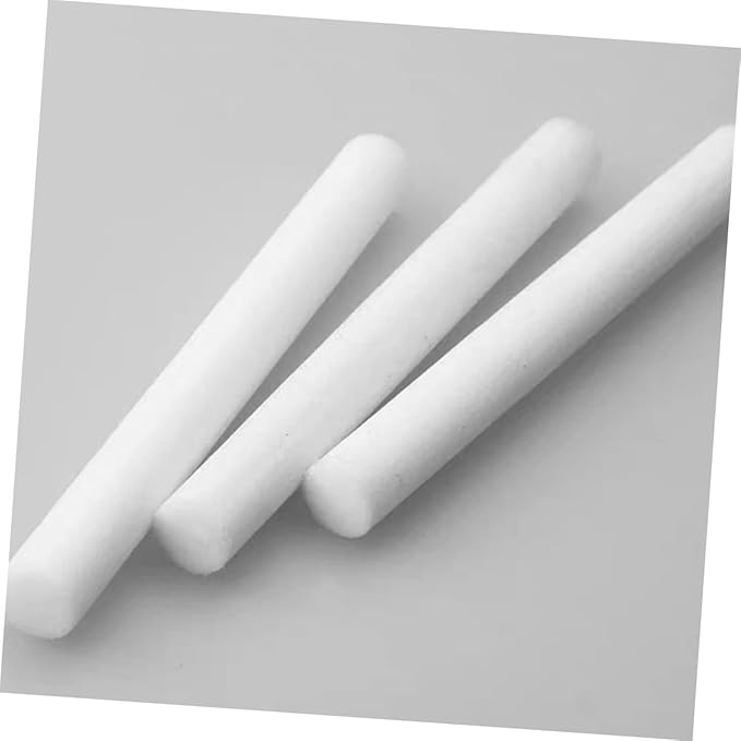 50pcs Fiber Perfume Diffuser Sticks for Humidifiers Absorbent Aroma Wicks for Home Car and Spa Replacement Filter Rods for Essential Oils - AquaVibe