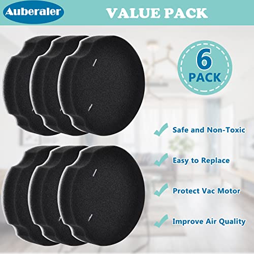 6 Pack Auberaler Filter Replacement For Bissell Powerforce Compact Lightweight Upright 1520 2112 (6 Count)