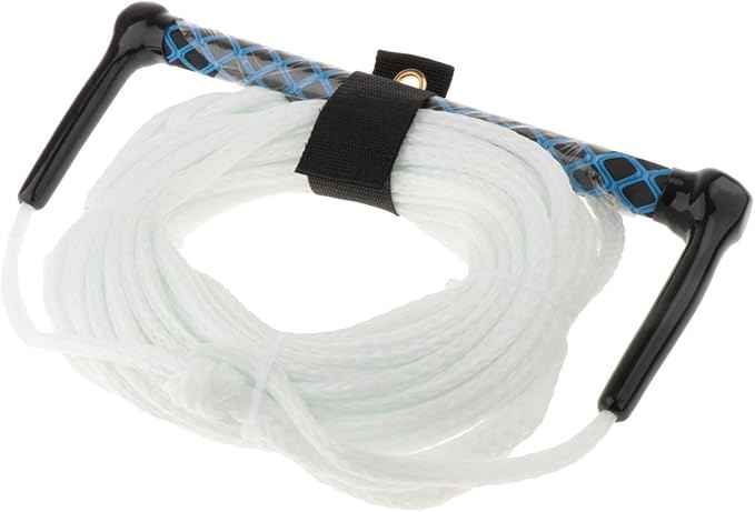 Water Ski Rope, Wakeboard Surfing Tow Rope with Handle Grip, Multifunctional Wake 23M for Water Skis Wakeboard Accs