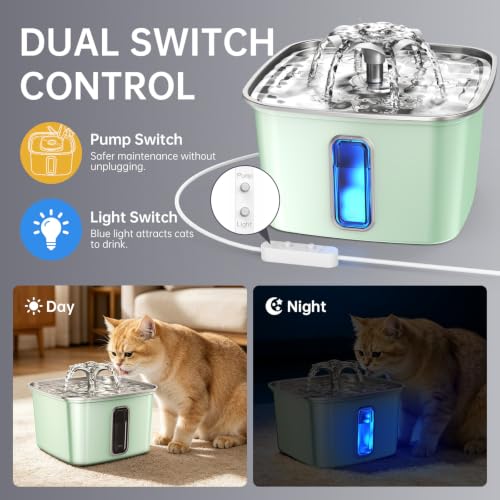 Innovation Award Winner Stainless Steel Cat Water Fountain