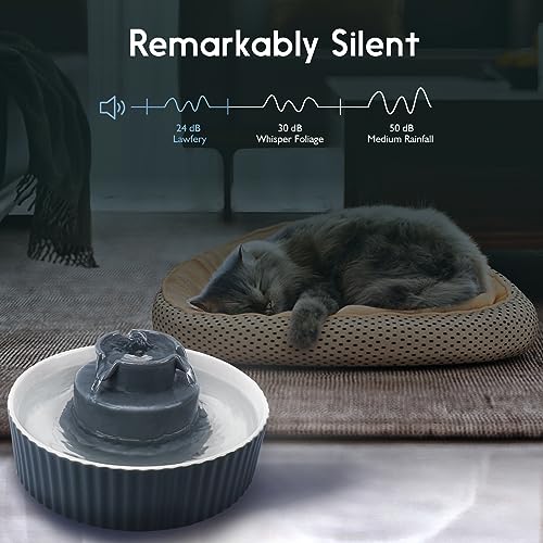 Ceramic Cat Water Fountain