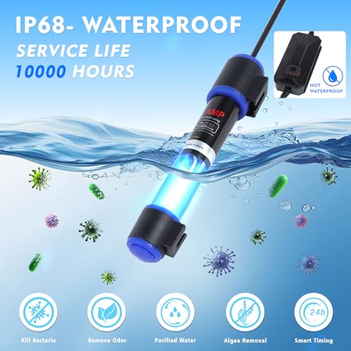 UV C Aquarium Clean Light with Timer