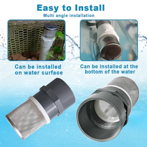 1.2 inch Stainless Steel Filter Cover Connected to 1.2 inch