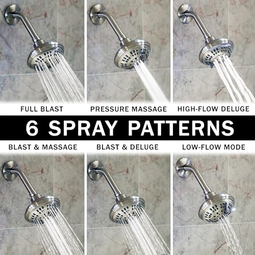 6 Function Luxury Shower Head