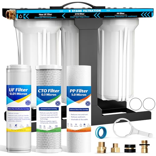 5 Stage RV Water Filter System 0.01 Micron Filtration