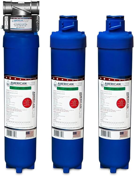American Filter Company® # AFC-904-SYS, Compatible with 3M®AP904/AP17-HDS for Whole House,Quick Change Water Filter System, -3 Packs