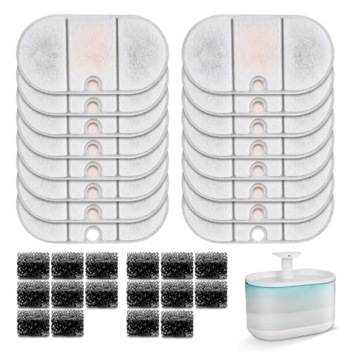 16 Packs Cat Water Fountain Filters (16 Count)