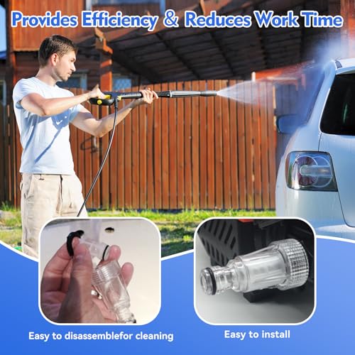 5Pcs Pressure Washer Water Inlet Filter Replacement