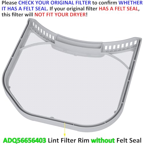 ADQ56656403 Lint Filter Replacement for LG Dryers and WashTowers