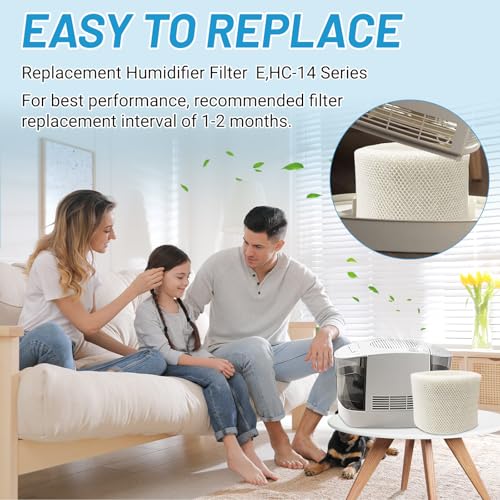 3 Pack HC14 Filter E Replacement for Honeywell humidifier HC