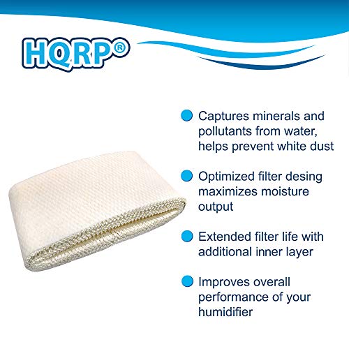 2 Pack Wick Filter Compatible with Honeywell HEV680 HEV685 Series HEV680B HEV680W HEV685W HEV685B Humidifiers