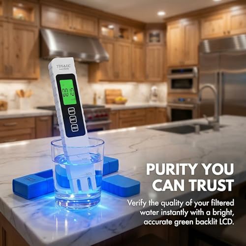 TDS Meter Digital Water Tester 4 in 1 TDS EC & Temperature