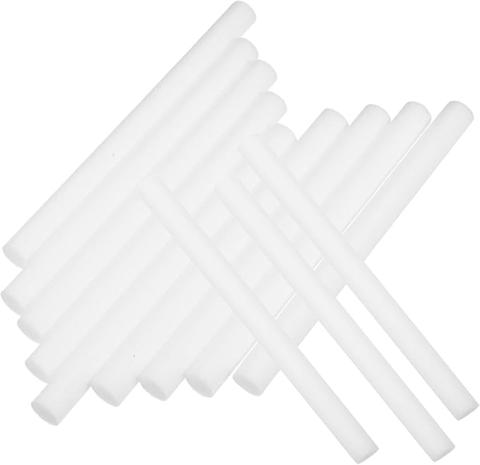 NOLITOY 50pcs Essential Oil Diffuser Sticks Cotton Filter for Humidifier White Portable Diffuser Accessory for Home Office Spa and Bathroom - AquaVibe