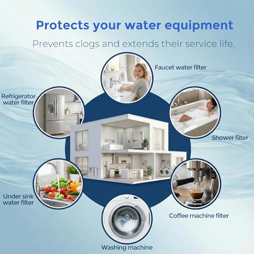5 Micron 10" x 4.5" Whole House Sediment Water Filter (6 Count)