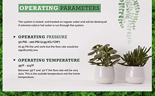 3 Stage Hydroponics Reverse Osmosis Water Filtration System