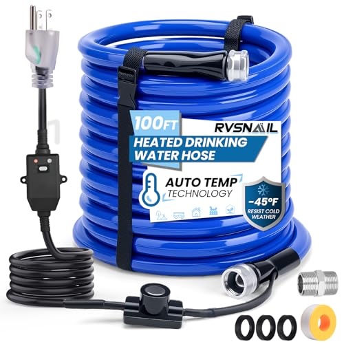 100FT Heated Water Hose for RV