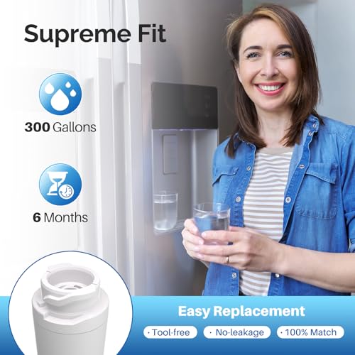 MSWF Refrigerator Water Filter Replacement for GE® MSWF (3 Count)