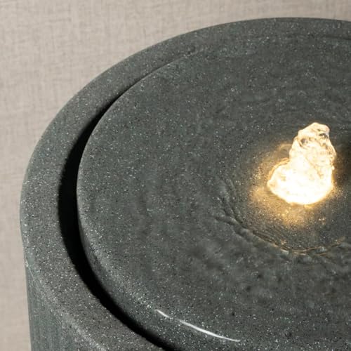 23.22” H Outdoor Water Fountain Made with Eco
