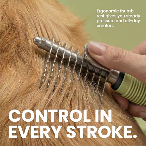 Poodle Dematting Fur Rake Comb Brush for Dogs and Cats