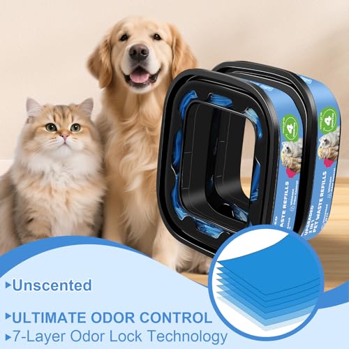 Genie Refill Bags for Cat Dog 2 Pack (2 Count)