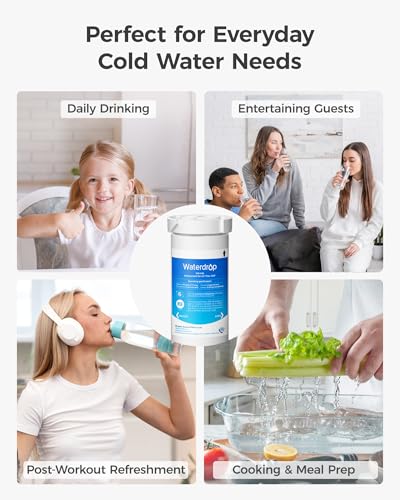 XWF Water Filter Replacement for GE® WR17X30702 (4 Count)