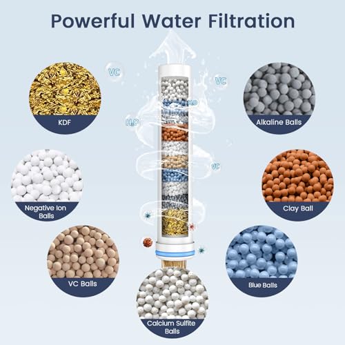2 Pack Replacement Shower Filter for Handheld Shower Head