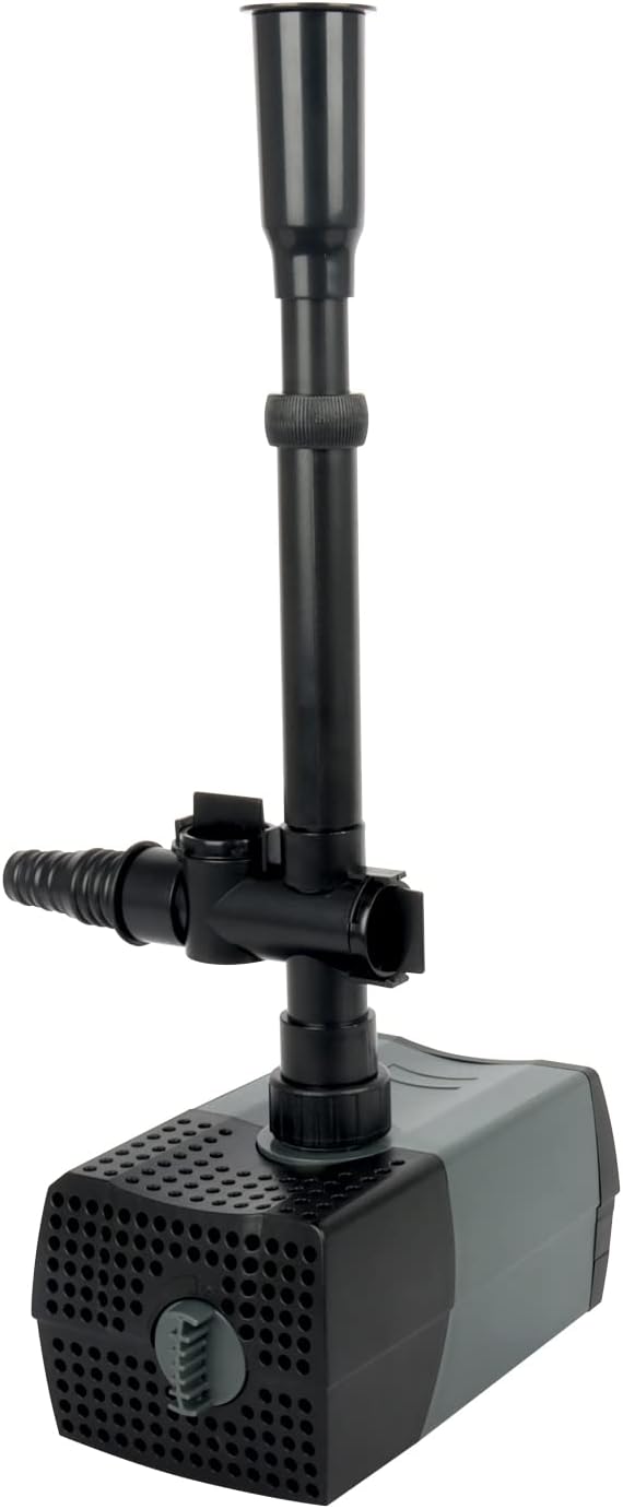 WaterRebirth (HSUP3000F) Submersible Water Pump With Fountain Jets - Pond Pump - Submersible Pump - Water Fountain Pump - Aquarium Pump - AquaVibe