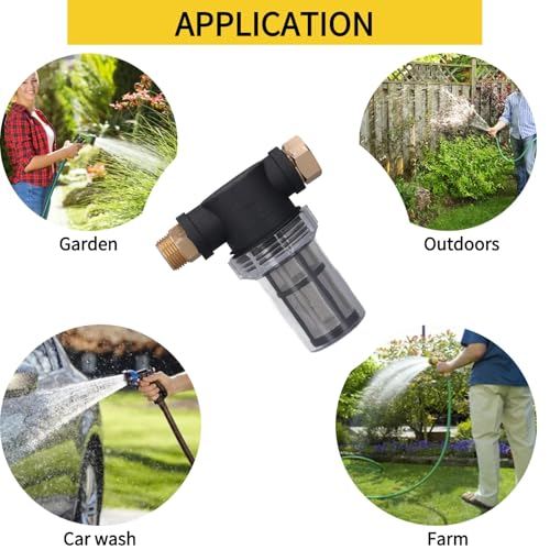Garden Hose Filter for Pressure Washer Inlet Water
