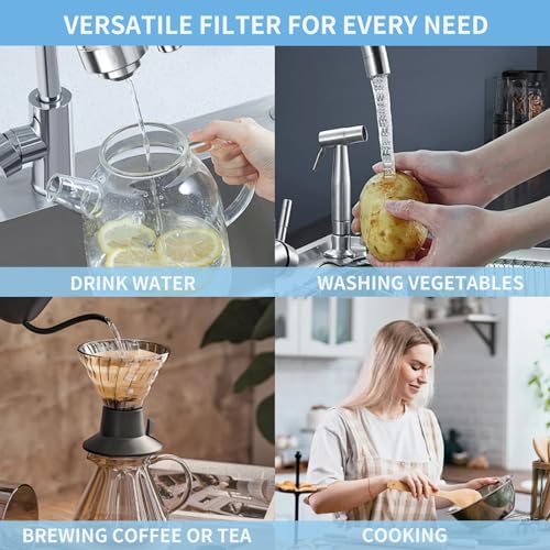 Faucet Water Filter Replacement for Brita Filter Filtration System (3 Count)