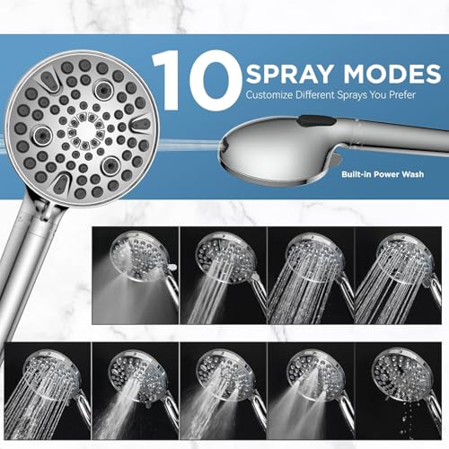 Dual Filtered Rain Shower Head Combo