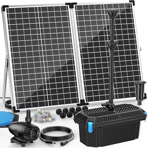70W Solar Pond Pump with Filter Kit