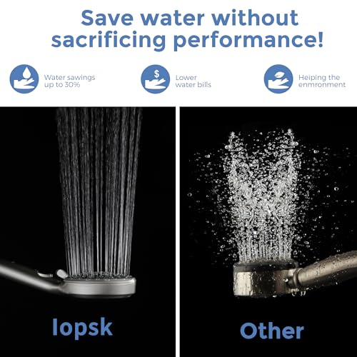 High Pressure Handheld Shower Head with 7 Spray Modes