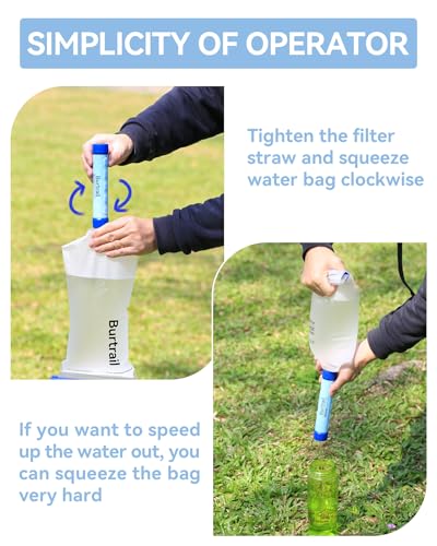 Squeeze Water Bag Compatible with Squeeze Water Filtration System (2 Count)
