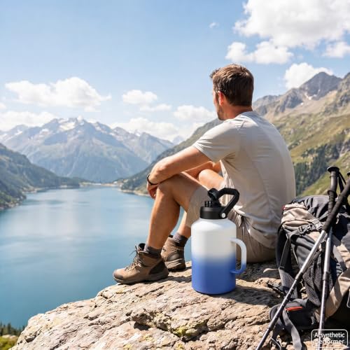 128oz Stainless Steel Water Bottle
