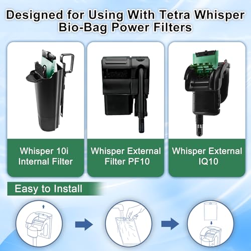 6 Pack Medium Filter Cartridges Replacement Compatible with Whisper 10i (6 Count)