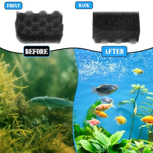 20 Pcs Foam Filters Media Pads Compatible with Fluval 304