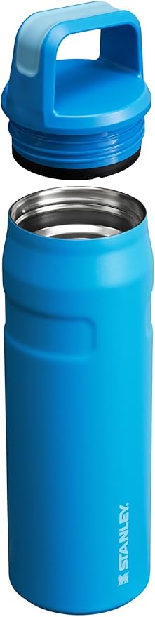 Stanley IceFlow Cap and Carry Water Bottle | Wide Mouth Twist Lid | Lightweight & Leakproof for Travel & Sports | Insulated Stainless Steel | BPA-Free