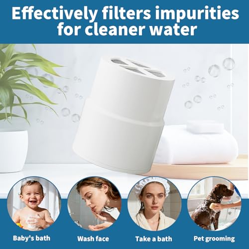 3 Pack Shower Filter Replacement Compatible with jolie shower head filter (3 Count)