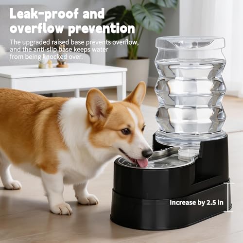 7L Raised Dog Water Dispenser