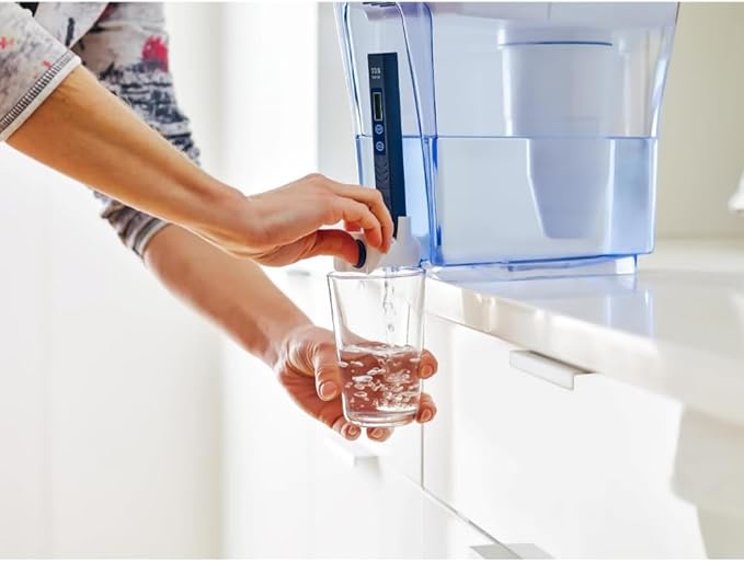 ZeroWater 23-Cup Dispenser Ready-Pour 5-Stage Water Filter with 0 TDS Water Filter – IAPMO Certified to Reduce Lead,Chromium,and PFOA/PFOS,(Pack of 2)