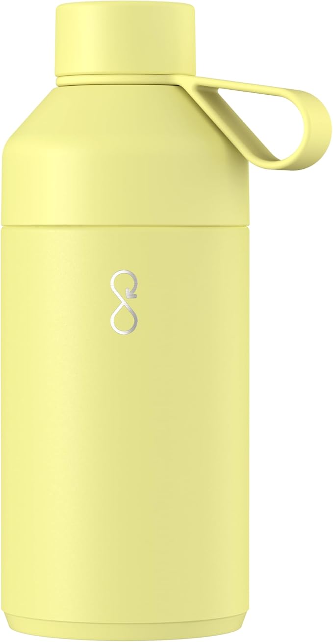 Ocean Bottle Original 25 oz | Stainless Steel Water Bottle | Reusable & Sustainable | Keeps Drinks Cold & Hot | Eco Friendly Gift (Sunlit Sand)